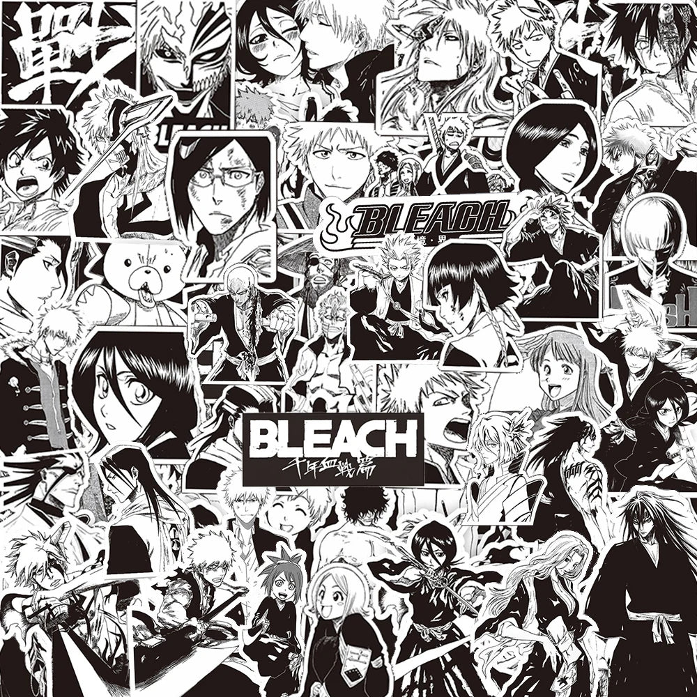 BLEACH Black & White Sticker Packs