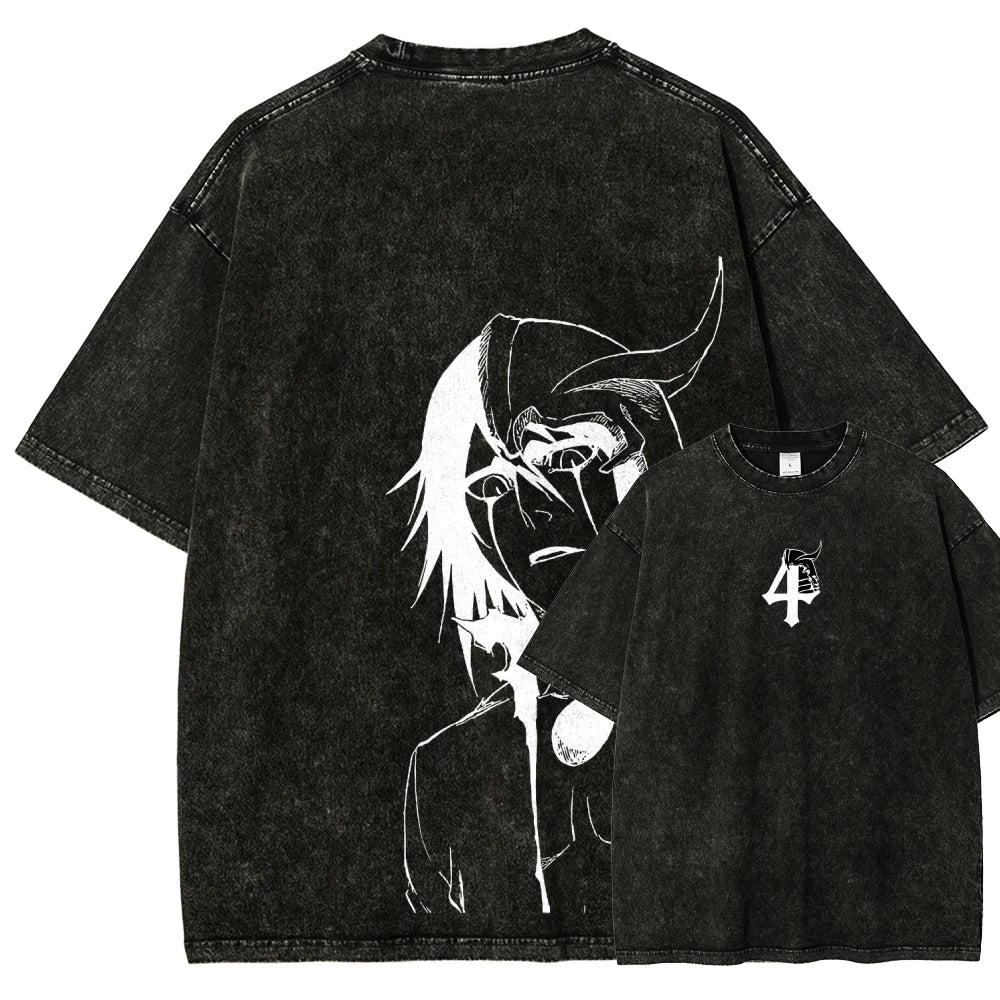 BLEACH Double-Sided Character Graphic T-Shirt