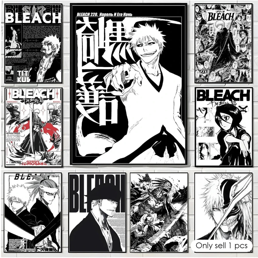 BLEACH Manga Wall Prints · Unframed