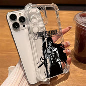 BLEACH Clear iPhone Case · Manga Line Art