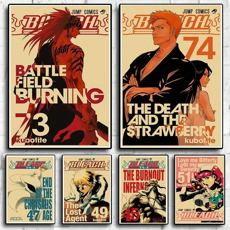 BLEACH Manga Wall Art Prints