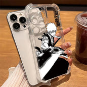 BLEACH Clear iPhone Case · Manga Line Art