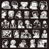BLEACH Black & White Sticker Packs