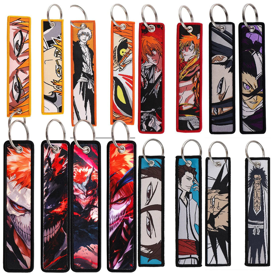 BLEACH Embroidered Keyring Tags