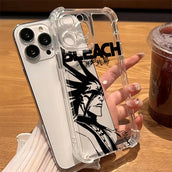 BLEACH Clear iPhone Case · Manga Line Art