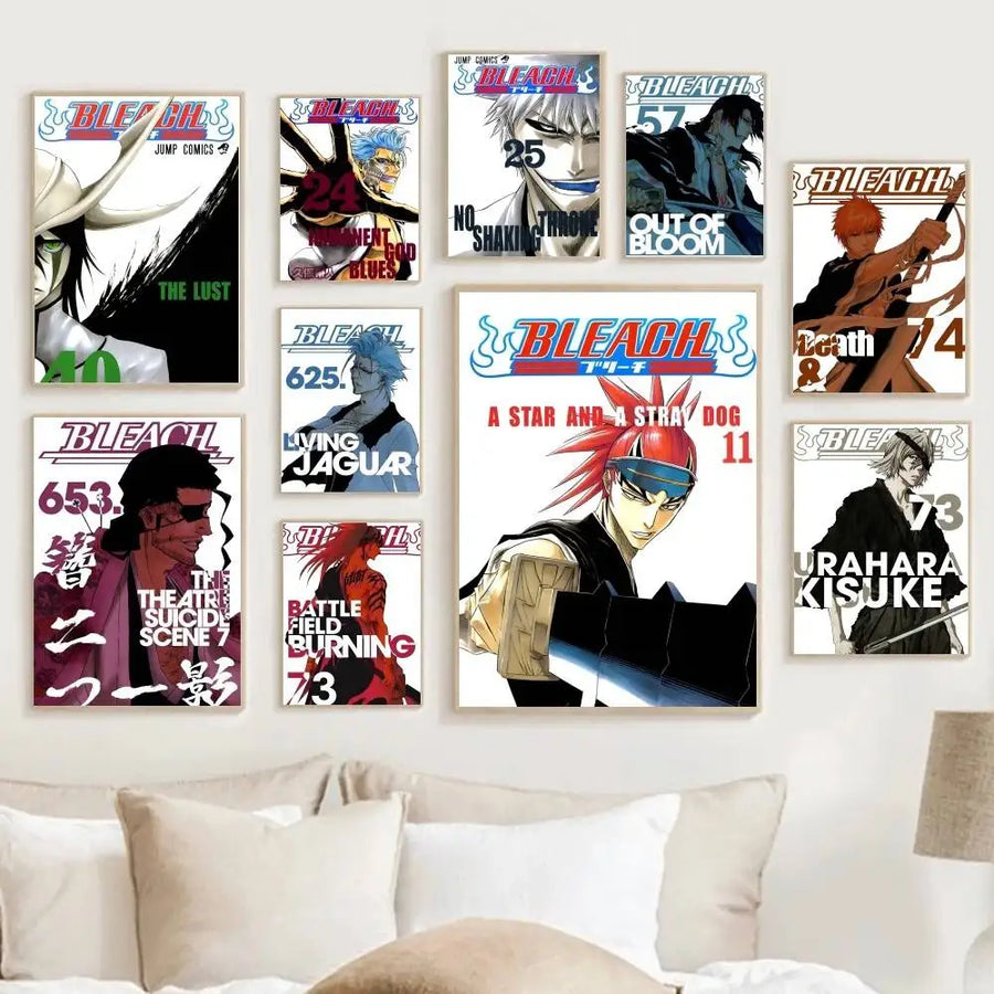 BLEACH Character Cover Art Posters · Unframed